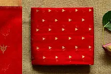 Setyawati ~ Handwoven Chanderi Saree { 9 }